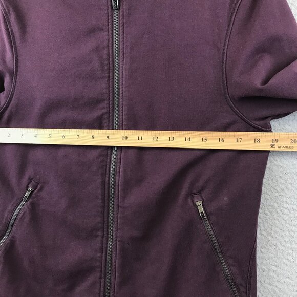 Lululemon  Plum Zip-Up Hoodie Jacket S Cotton Blend men's - Picture 9 of 11